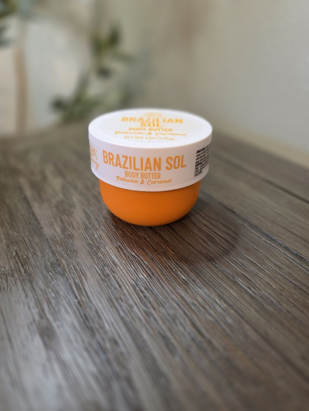 Brazilian Sol Pistachio & Caramel Body Butter - Orange